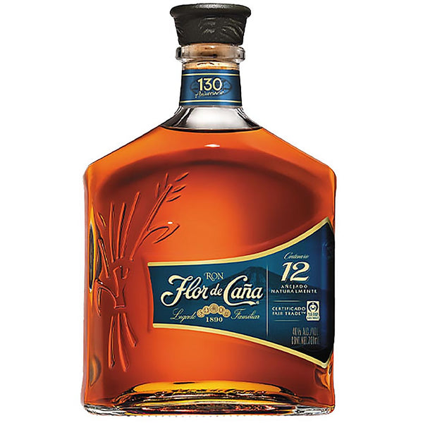 RON FLOR DE CAÑA 12 AÑOS - AÑEJADO NATURALMENTE